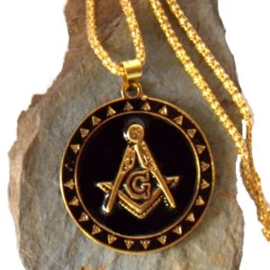 Collier symbole franc-maçonnerie